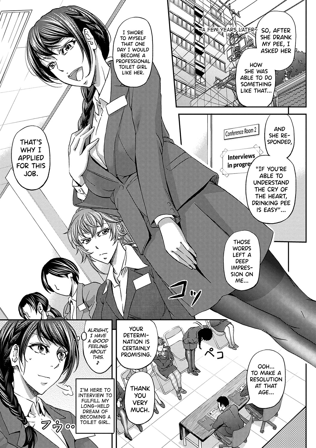 Hentai Manga Comic-The Fate Of a Female Temporary Employee-Chapter 1-6